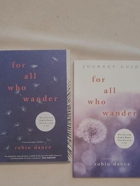 for all who wander Paperback Book Study Set - purple and lavender covers